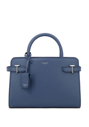Le Tanneur leather structured shoulder bag - Blue