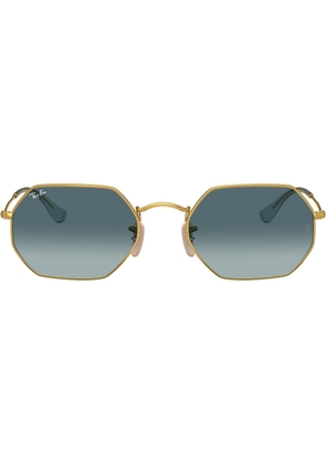 Ray-Ban RB3556N octagonal sunglasses - Gold
