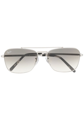 Ray-Ban rectangular aviator sunglasses - Silver