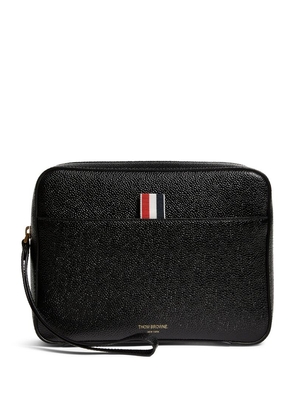 Thom Browne Grained Leather Dopp Kit