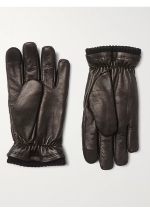 Hestra - John Touchscreen Primaloft Leather Gloves - Men - Black - 8