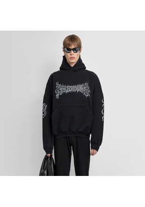 BALENCIAGA MAN BLACK SWEATSHIRTS