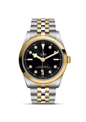 Tudor Black Bay Stainless Steel, Yellow Gold And Diamond Watch 36Mm