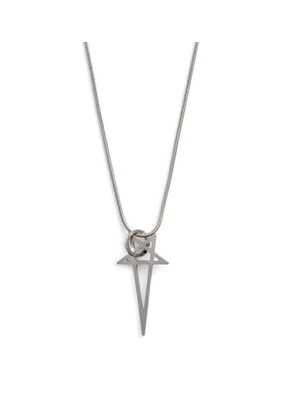 Rick Owens Brass Pentagram Necklace