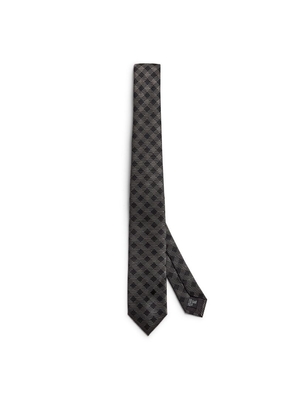 Giorgio Armani Silk Jacquard Check Tie