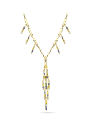 Boodles Yellow Gold, Diamond And Sapphire Play Of Light Necklace