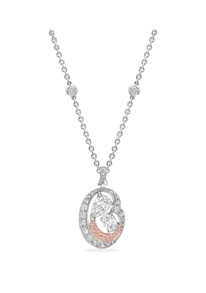 Boodles Platinum, Rose Gold And Diamond National Gallery Motherhood Necklace