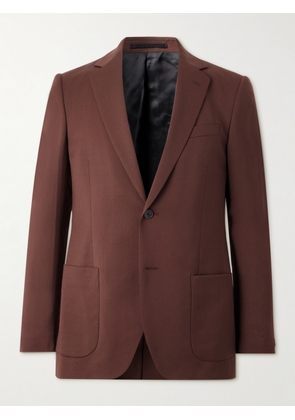 Mr P. - Slim-Fit Wool-Twill Suit Jacket - Men - Brown - 36