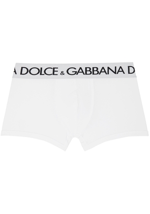 Dolce & Gabbana White Logo Boxers
