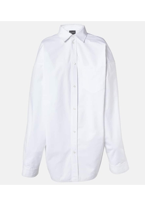 Balenciaga Oversized cotton poplin shirt
