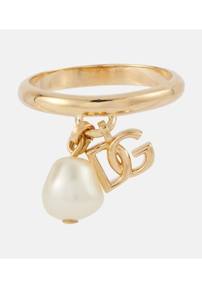 Dolce&Gabbana Capri DG faux pearl-embellished ring