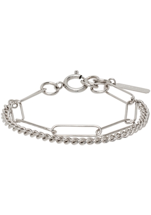 Justine Clenquet SSENSE Exclusive Silver Pixie Bracelet
