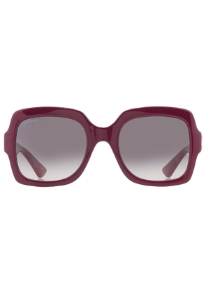 Gucci Grey Square Ladies Sunglasses GG1337S 007 54