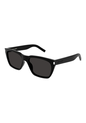 Saint Laurent Black Square Mens Sunglasses SL 598 001 56