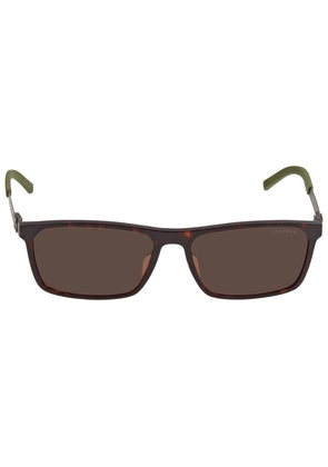 Tommy Hilfiger Brown Rectangular Mens Sunglasses TH 1799/S 0086/70 59