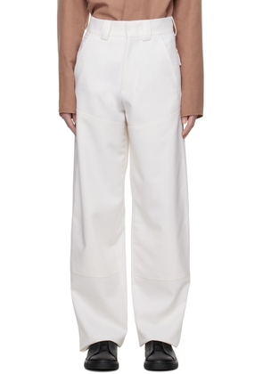 ZEGNA Off-White Paneled Trousers