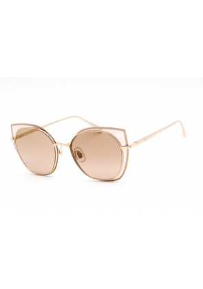 Chopard Brown Mirror Gold Cat Eye Ladies Sunglasses SCHF74M 300G 59