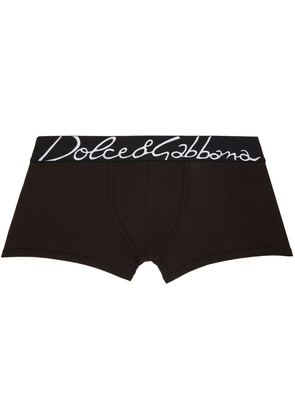 Dolce & Gabbana Brown Regular-Fit Boxers