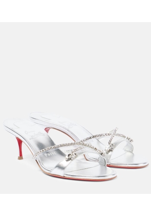 Christian Louboutin Iza Queen 55 embellished leather sandals