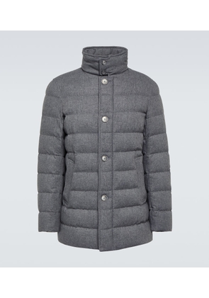 Herno Cashmere-blend puffer jacket