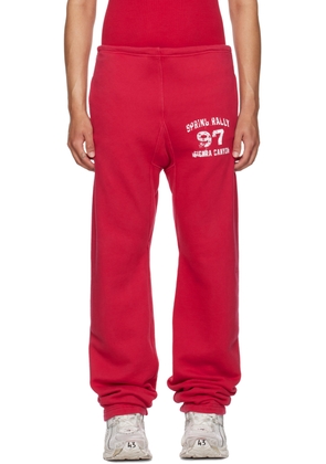 GREG ROSS SSENSE Exclusive Red Sweatpants