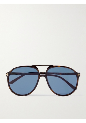 TOM FORD - Archie Aviator-Style Tortoiseshell Acetate Sunglasses - Men - Tortoiseshell