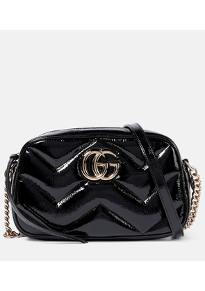 Gucci GG Marmont Mini patent leather shoulder bag