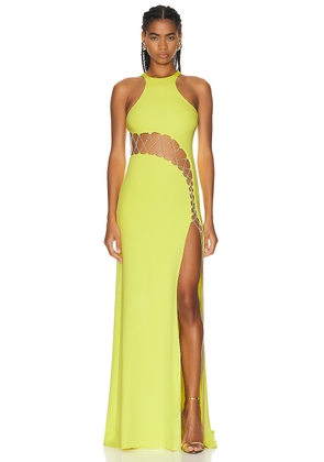 Dundas Ross Gown in Citrus - Yellow. Size 38 (also in ).