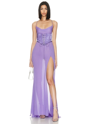 retrofete Larissa Dress in Dusty Lilac - Purple. Size M (also in ).