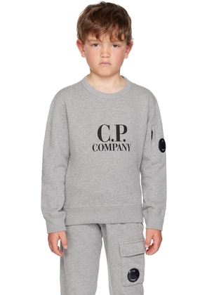 C.P. Company Kids Kids Gray Basic Sweater