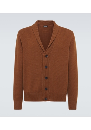 Zegna Cashmere and mohair cardigan