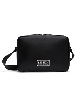 Kenzo Black Kenzo Paris 'KENZOGRAPHY' Leather Bag