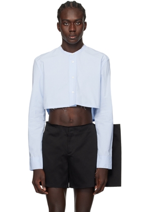 JW Anderson Blue Cropped Shirt