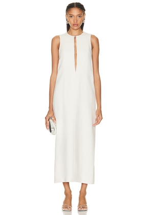 Brandon Maxwell The Kim Dress in Egret - White. Size 0 (also in ).