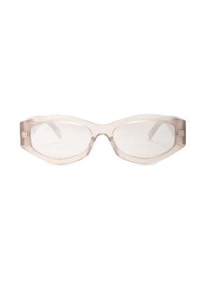 Givenchy GV Day Sunglasses in Grey & Smoke Mirror - Neutral. Size all.