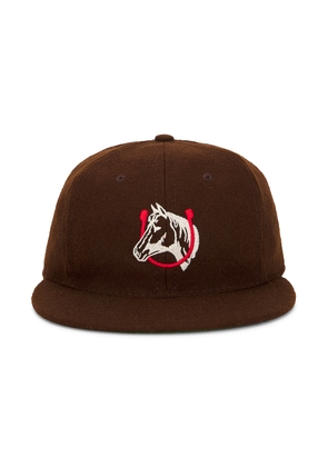 ONE OF THESE DAYS Ebbets Wool Hat in Brown - Brown. Size all.