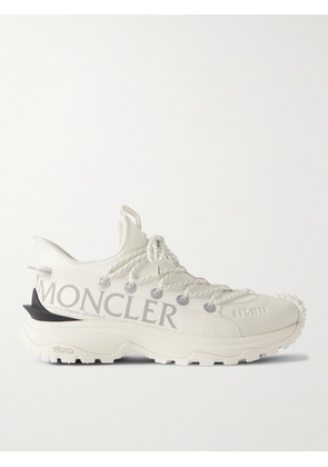 Moncler - Trailgrip Lite 2 Logo-Print Rubber-Trimmed Ripstop Sneakers - Men - White - EU 40