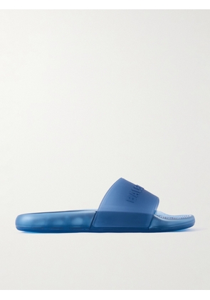Balenciaga - Logo-Embossed Rubber Slides - Men - Blue - EU 40