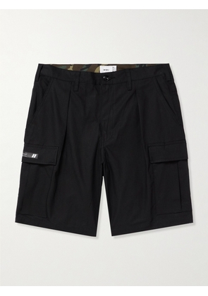 WTAPS - Wide-Leg Cotton-Ripstop Cargo Shorts - Men - Black - S