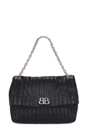 Balenciaga Monaco XL Chain Bag in Black - Black. Size all.