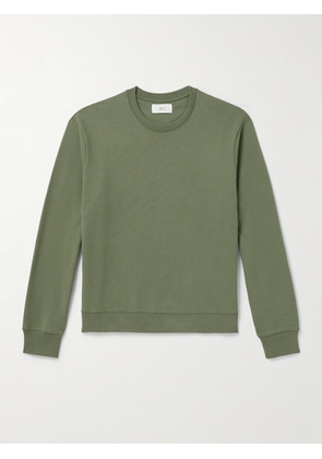 Mr P. - Cotton-Blend Jersey Sweatshirt - Men - Green - XS