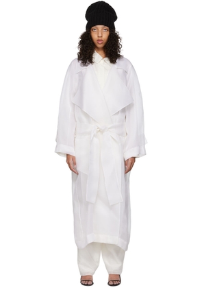The Row Off-White Lau Trench Coat