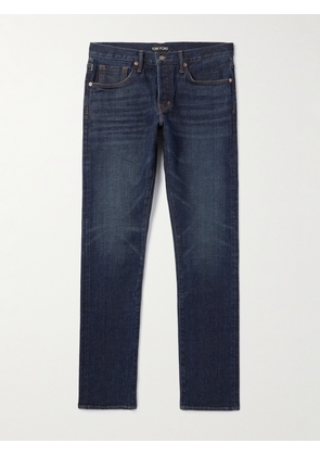 TOM FORD - Slim-Fit Selvedge Jeans - Men - Blue - UK/US 30