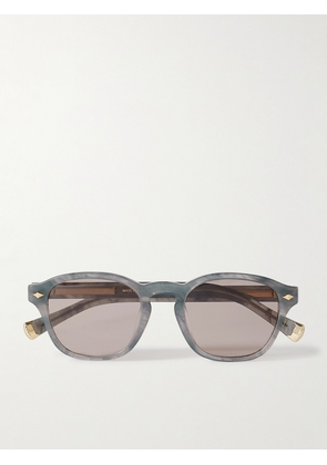 Brunello Cucinelli - Round-Frame Acetate Sunglasses - Men - Gray