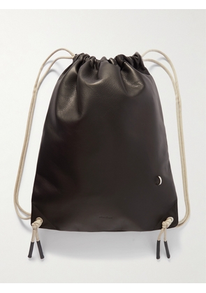Rick Owens - Embellished Full-Grain Leather Backpack - Men - Black
