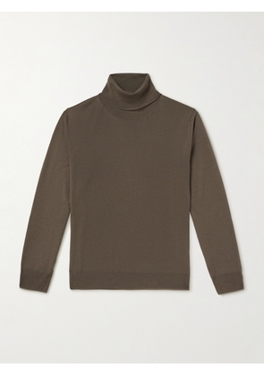 Canali - Merino Wool Rollneck Sweater - Men - Green - IT 46