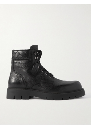 Bottega Veneta - Haddock Full-Grain Leather Boots - Men - Black - EU 42
