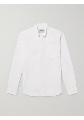 Carhartt WIP - Button-Down Collar Logo-Embroidered Cotton Oxford Shirt - Men - White - S