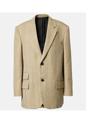 Bottega Veneta Prince of Wales checked wool-blend blazer