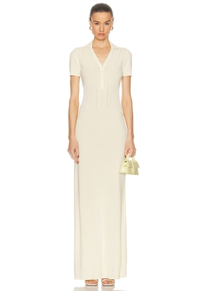 JACQUEMUS La Robe Yauco in Light Yellow - Yellow. Size 36 (also in ).